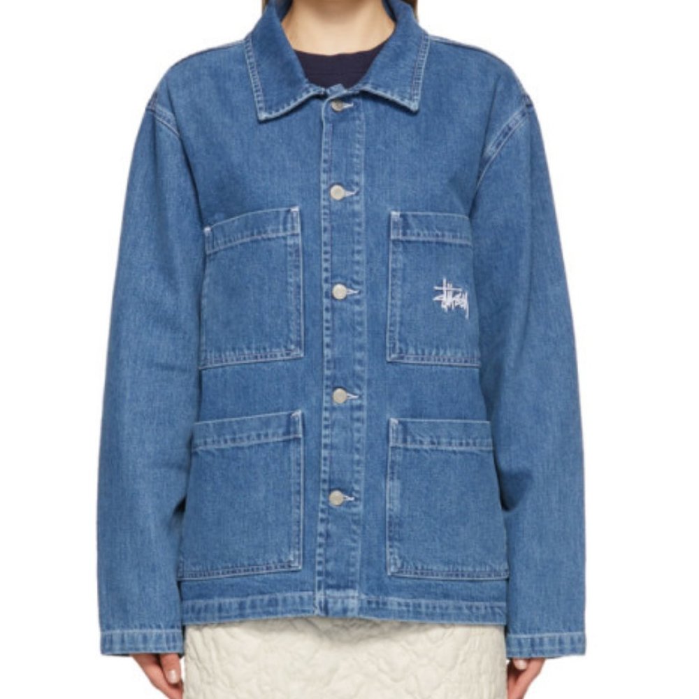 Stussy Blue Denim Chore Jacket